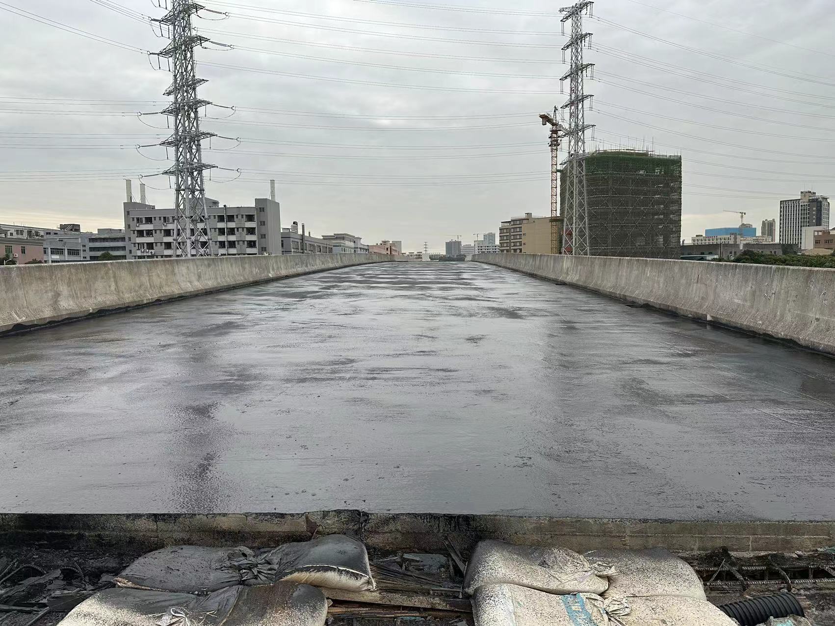 广东东莞桑茶路桥面防水项目